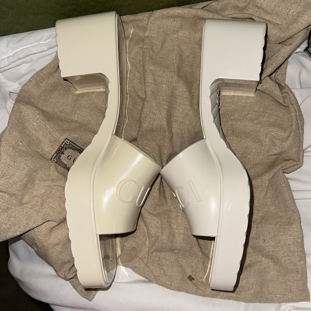 Authentic Gucci Chunky Slides - image 4